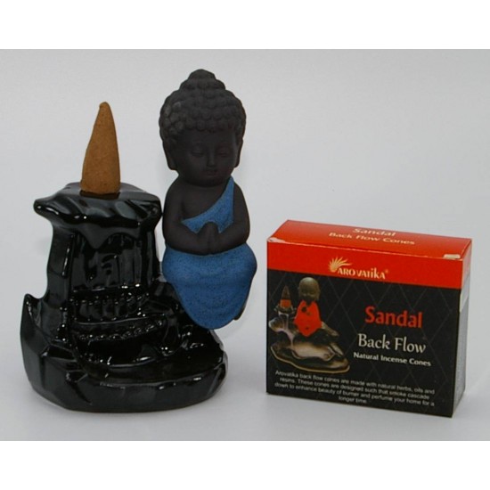 Arovatika backflow incense cones Sandal